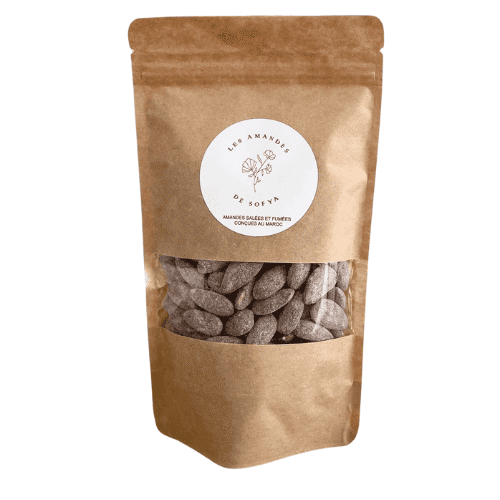 Amandes fumées salées - Sofya 125g 1 Amandes fumées salées les amandes de Sofya