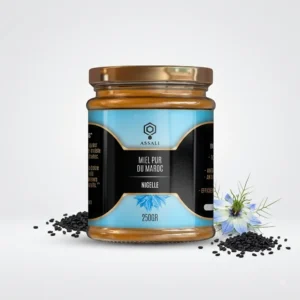 Miel au nigelle du Maroc – ASSALI 250 g – OrientaLab