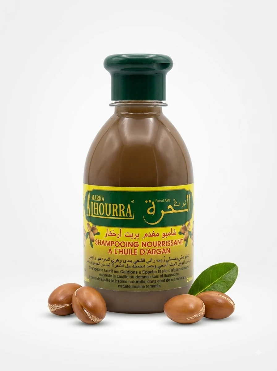 Shampoing à l'huile d'argan - AL HOURRA 1 Shampoing à l’huile d’argan – AL HOURRA – OrientaLab
