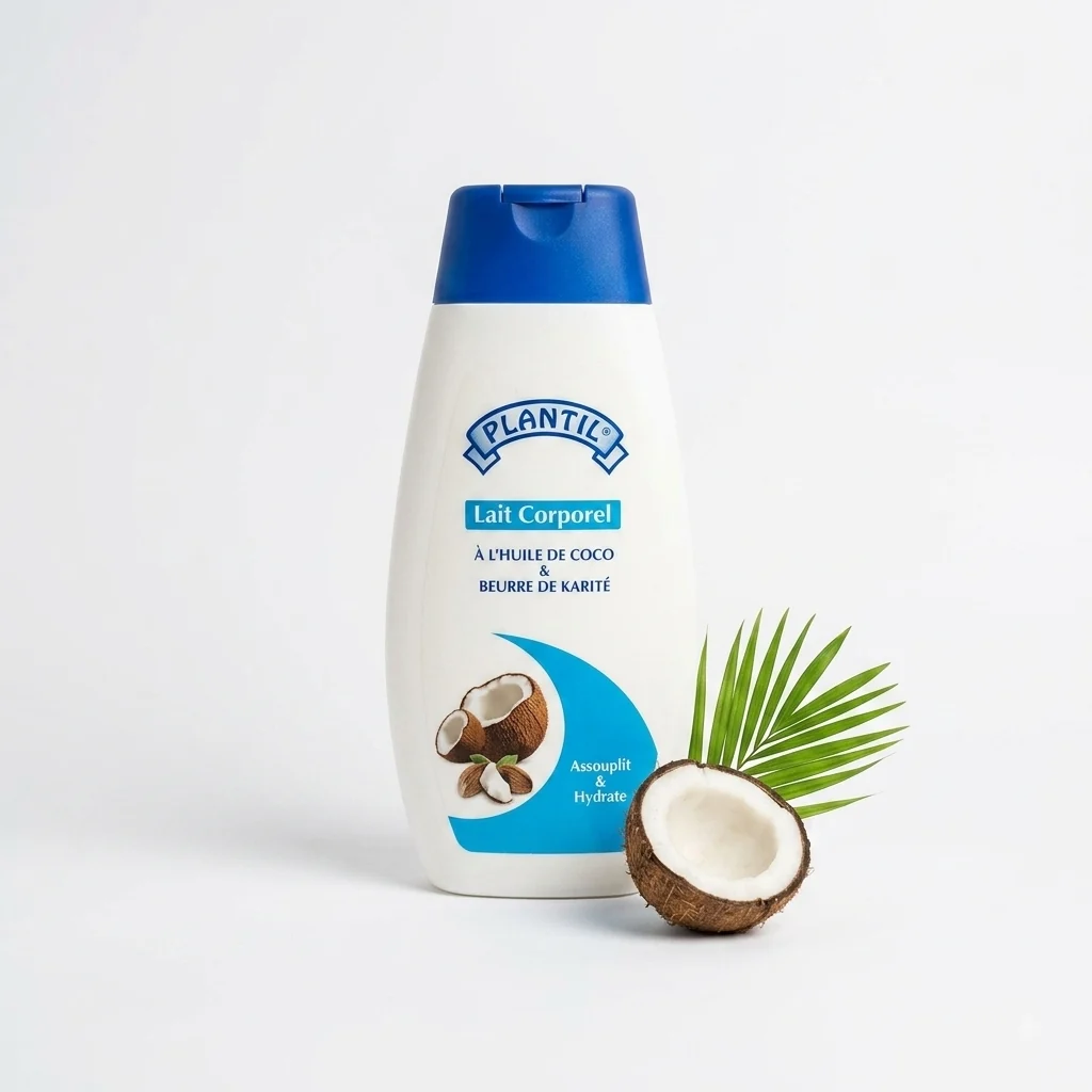 Lait corporel à l'huile de coco - PLANTIL 1 Lait corporel à l’huile de coco – PLANTIL – OrientaLab