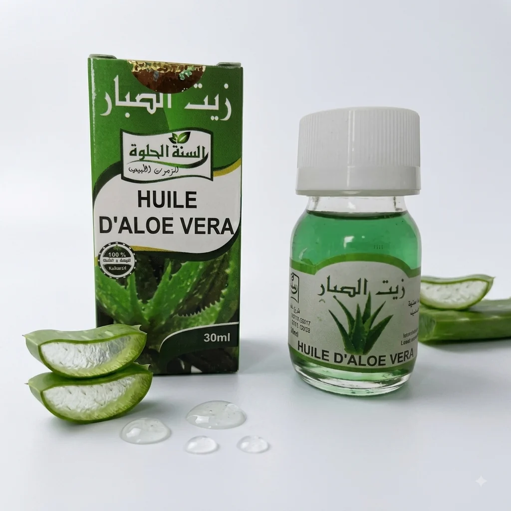 Huile d'aloé vera - Sweet Sunnah 30 ml 1 Huile d’aloé vera – Sweet Sunnah 30 ml – OrientaLab