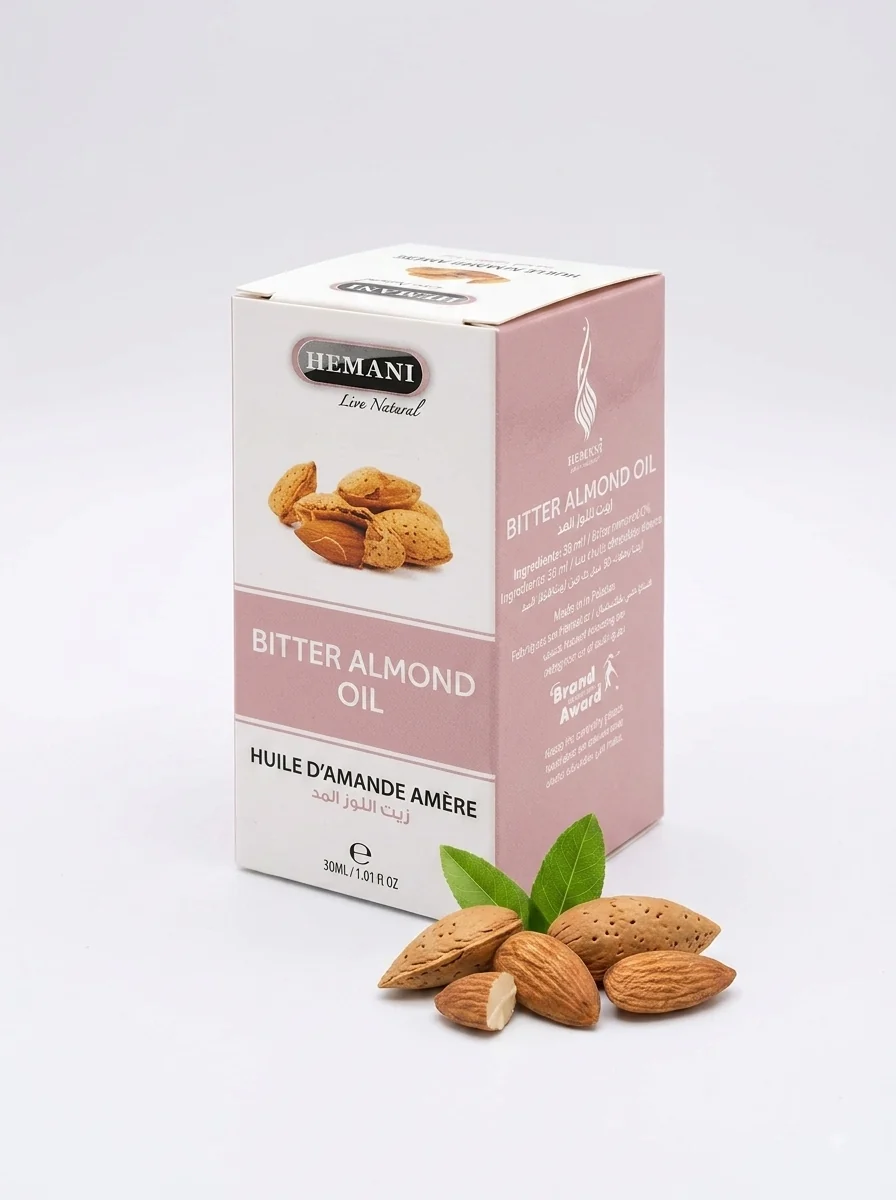 Huile d'amande amère - HEMANI 30 ml 1 Huile d’amande amère – HEMANI 30 ml – OrientaLab