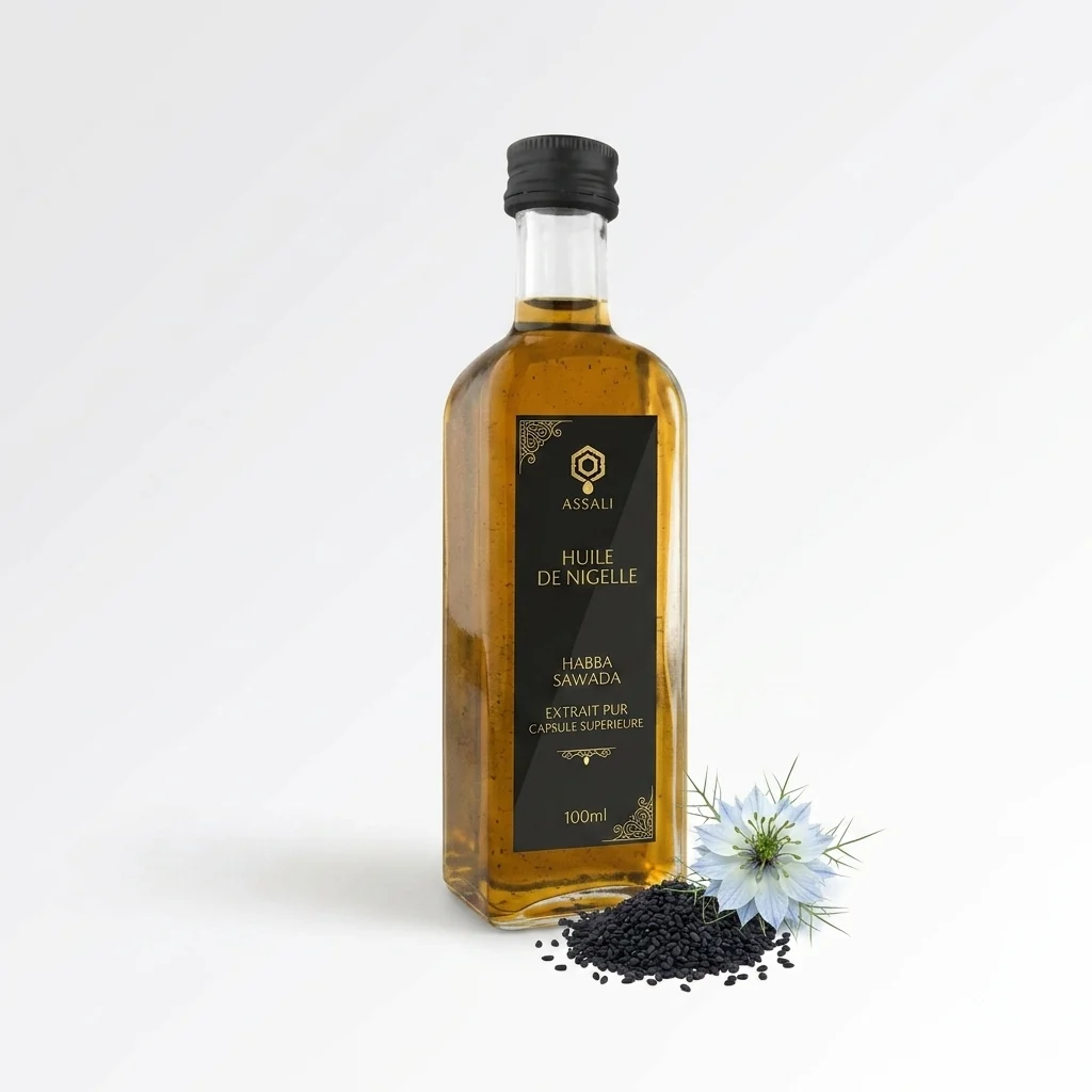 Huile de nigelle - ASSALI 100ml 1 Huile de nigelle – ASSALI 100ml – OrientaLab