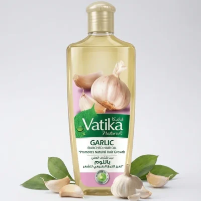 Orientalab 20 Huile capillaire à l’ail 200ml – VATIKA – OrientaLab