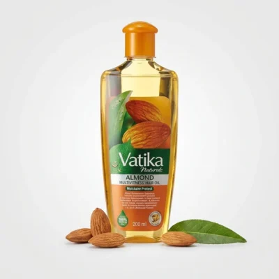 Huile capillaire à l’amande 200ml – VATIKA – OrientaLab