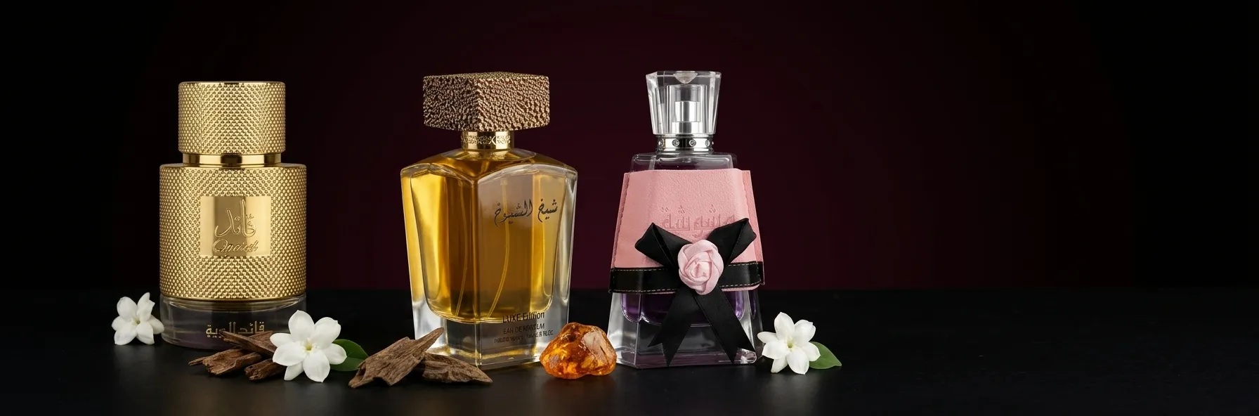 Parfums LATTAFA : Qaa’ed, Sheikh Al Shuyukh et Washwashah