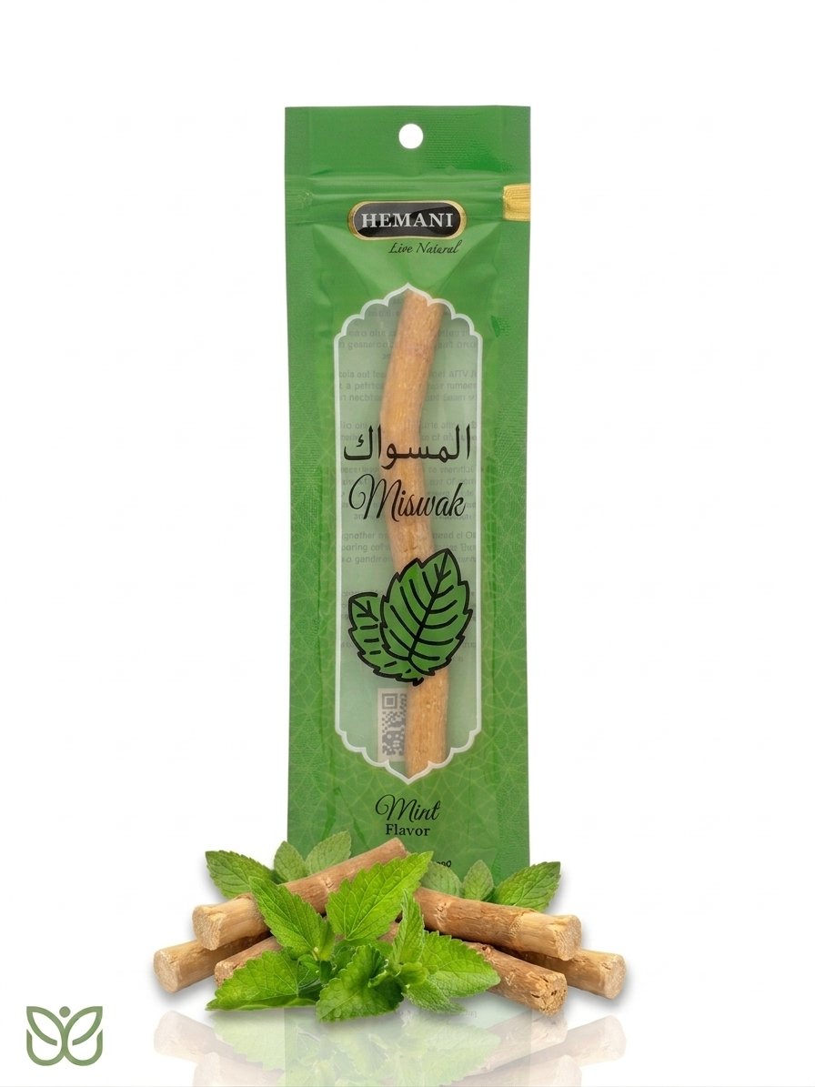 Bâton de Siwak (Miswak) Mentholé 1 Bâton de Siwak (Miswak) Mentholé